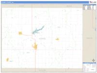 Adams County, IA Wall Map