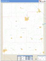 Benton County, IA Wall Map Zip Code