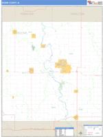 Boone County, IA Wall Map Zip Code