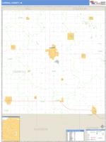 Carroll County, IA Wall Map Zip Code