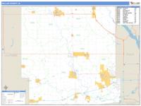 Dallas County, IA Wall Map Zip Code