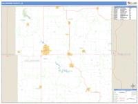 Delaware County, IA Wall Map Zip Code