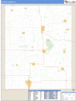 Fayette County, IA Wall Map Zip Code