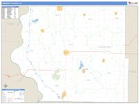 Fremont County, IA Wall Map Zip Code