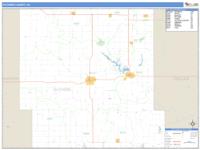 Guthrie County, IA Wall Map Zip Code