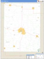 Henry County, IA Wall Map Zip Code