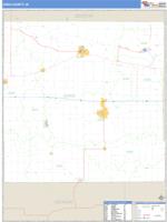 Iowa County, IA Wall Map