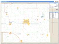 Jasper County, IA Wall Map Zip Code