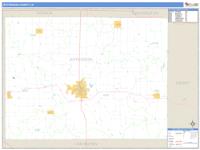 Jefferson County, IA Wall Map Zip Code