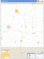 Jones County, IA Wall Map Zip Code