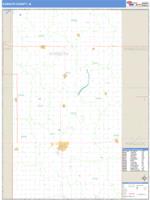 Kossuth County, IA Wall Map Zip Code