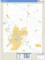 Linn County, IA Wall Map Zip Code