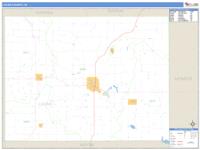 Lucas County, IA Wall Map Zip Code