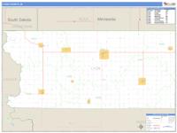 Lyon County, IA Wall Map Zip Code