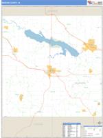 Marion County, IA Wall Map Zip Code