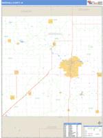 Marshall County, IA Wall Map Zip Code