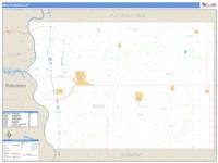 Mills County, IA Wall Map Zip Code