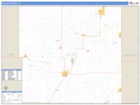Taylor County, IA Wall Map Zip Code