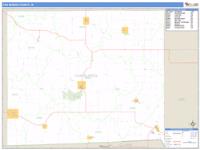 Van Buren County, IA Wall Map Zip Code