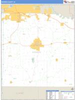 Warren County, IA Wall Map Zip Code