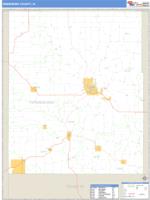 Winneshiek County, IA Wall Map Zip Code