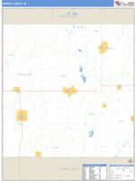 Wright County, IA Wall Map Zip Code