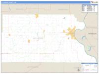 Atchison County, KS Wall Map Zip Code