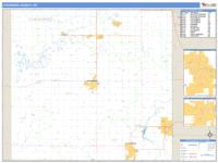 Cherokee County, KS Wall Map Zip Code