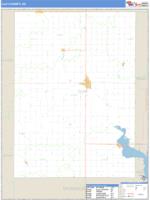 Clay County, KS Wall Map Zip Code