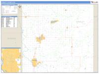 Cowley County, KS Wall Map