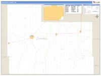 Edwards County, KS Wall Map Zip Code