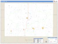 Elk County, KS Wall Map Zip Code