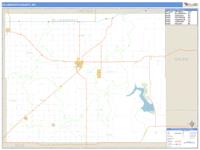 Ellsworth County, KS Wall Map Zip Code