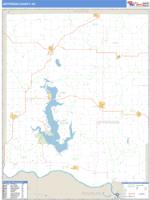 Jefferson County, KS Wall Map Zip Code