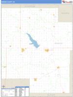 Marion County, KS Wall Map Zip Code
