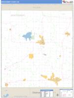 Montgomery County, KS Wall Map Zip Code