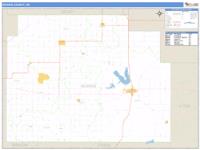 Morris County, KS Wall Map Zip Code