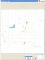 Rooks County, KS Wall Map Zip Code