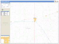 Thomas County, KS Wall Map Zip Code
