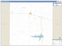Trego County, KS Wall Map Zip Code