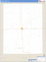 Wichita County, KS Wall Map Zip Code