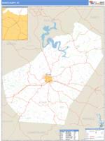 Adair County, KY Wall Map Zip Code