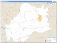 Anderson County, KY Wall Map Zip Code