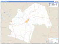Butler County, KY Wall Map Zip Code