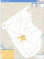 Caldwell County, KY Wall Map Zip Code