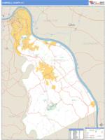 Campbell County, KY Wall Map Zip Code