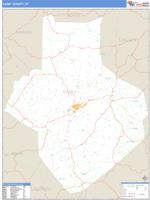 Casey County, KY Wall Map Zip Code
