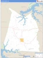 Clinton County, KY Wall Map Zip Code