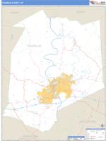 Franklin County, KY Wall Map