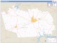Grayson County, KY Wall Map Zip Code